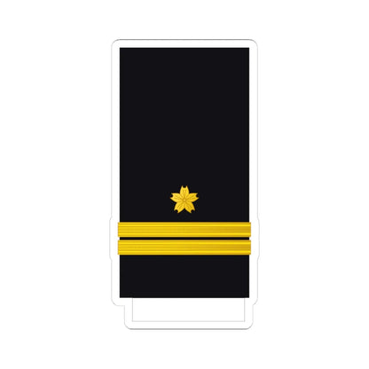 Japan Navy OF 2 (Japan) (Military Rank) STICKER Vinyl Kiss-Cut Decal 4 Inch White - The Sticker Space