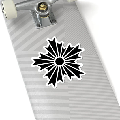 Japanese Crest AsahikageWhite background (Japan) (Coat of Arms) STICKER Vinyl Kiss-Cut Decal - The Sticker Space