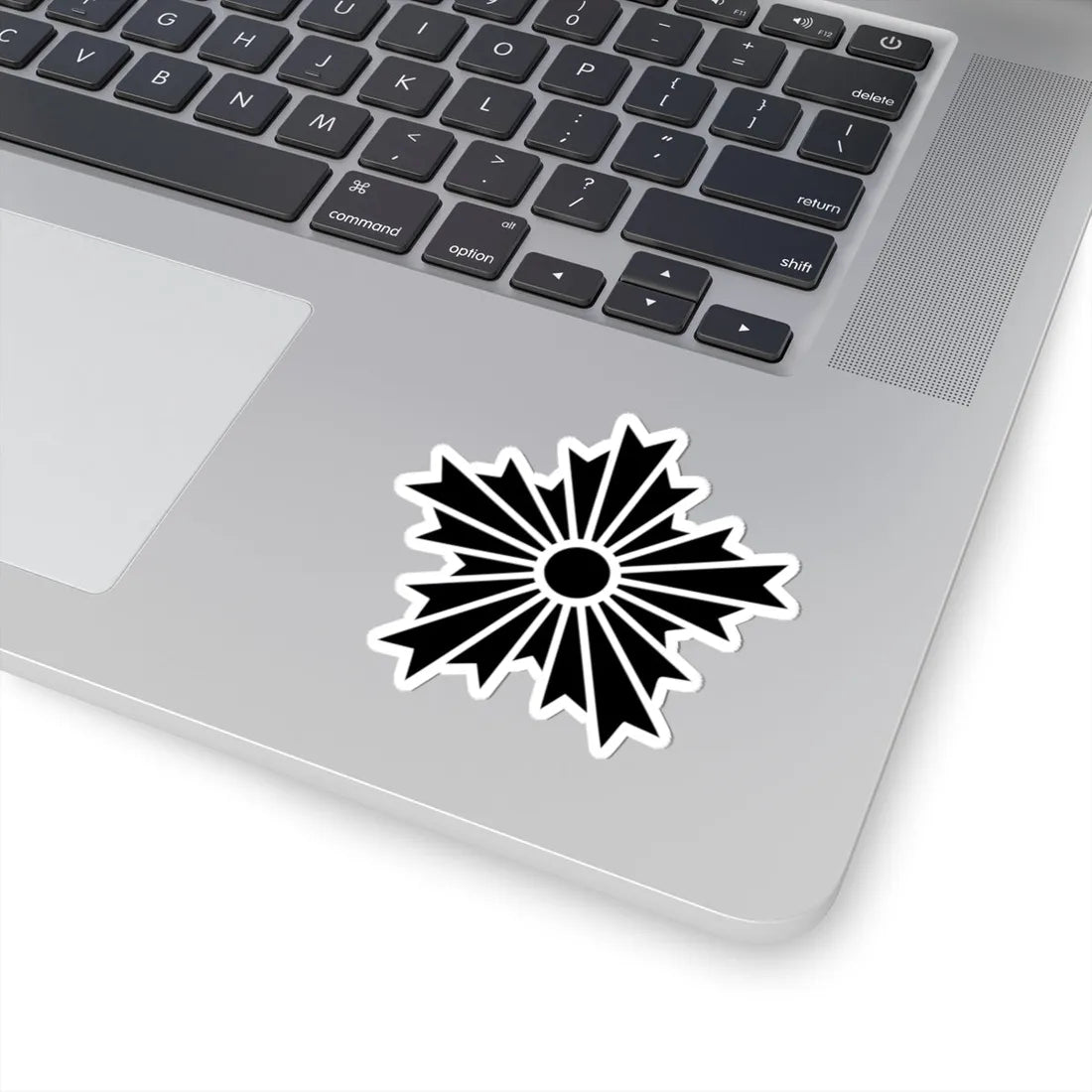Japanese Crest AsahikageWhite background (Japan) (Coat of Arms) STICKER Vinyl Kiss-Cut Decal - The Sticker Space