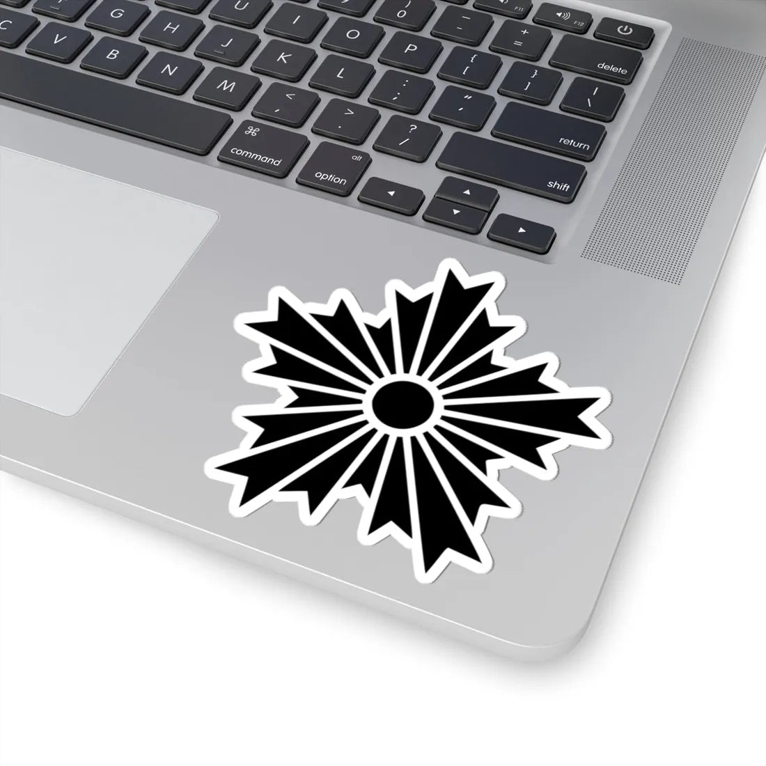Japanese Crest AsahikageWhite background (Japan) (Coat of Arms) STICKER Vinyl Kiss-Cut Decal - The Sticker Space