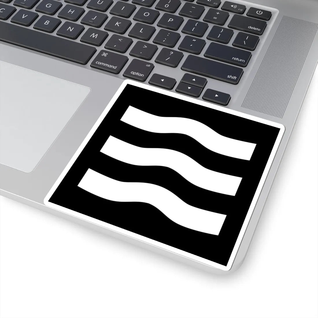 Japanese Crest Wakebe mitu Hiki (Japan) (Coat of Arms) STICKER Vinyl Kiss-Cut Decal - The Sticker Space