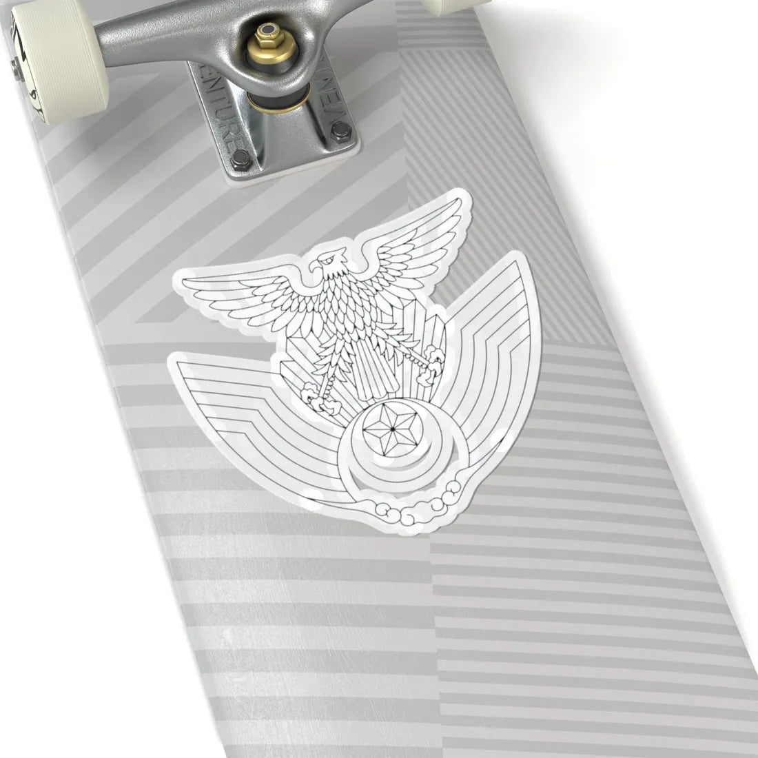 JASDF emblem outline (Japan) (Coat of Arms) STICKER Vinyl Kiss-Cut Decal - The Sticker Space