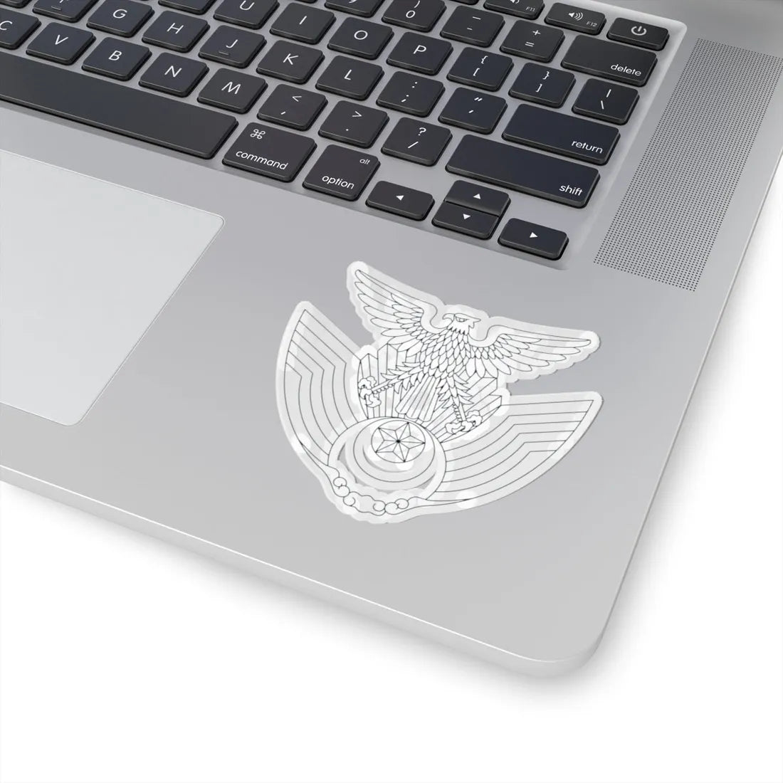 JASDF emblem outline (Japan) (Coat of Arms) STICKER Vinyl Kiss-Cut Decal - The Sticker Space