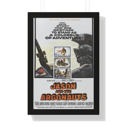 JASON AND THE ARGONAUTS 1963 - Framed Movie Poster-16″ x 24″-The Sticker Space