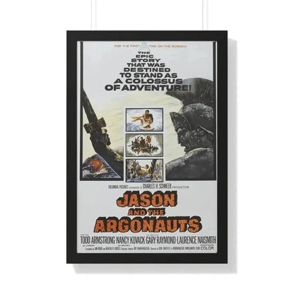 JASON AND THE ARGONAUTS 1963 - Framed Movie Poster 20" x 30" Black - The Sticker Space