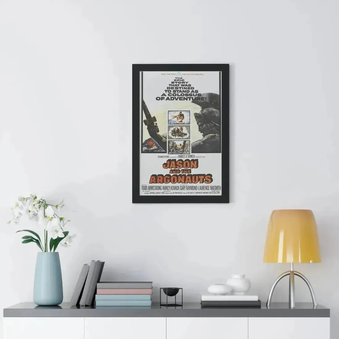 JASON AND THE ARGONAUTS 1963 - Framed Movie Poster - The Sticker Space