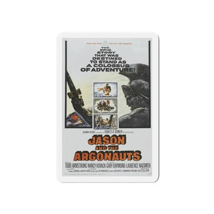 JASON AND THE ARGONAUTS 1963 Movie Poster - Refrigerator Magnet 3 Inch Die-Cut - The Sticker Space