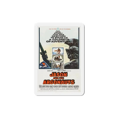 Jason and the Argonauts 1963 Movie Poster Refrigerator Magnet 3 Inch - The Sticker Space