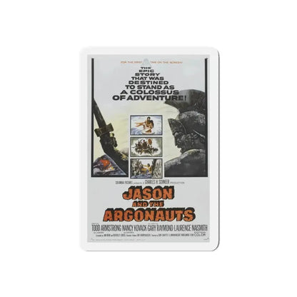 JASON AND THE ARGONAUTS 1963 Movie Poster - Refrigerator Magnet 4 Inch Die-Cut - The Sticker Space