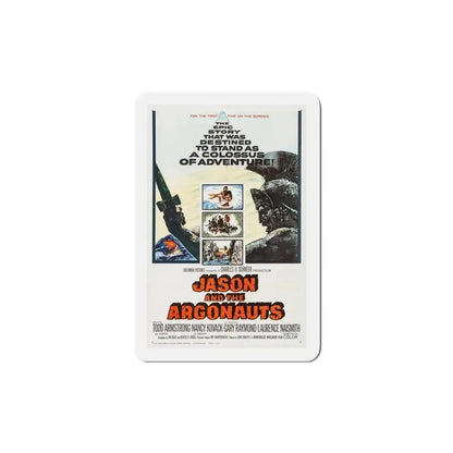Jason and the Argonauts 1963 Movie Poster Refrigerator Magnet 5 Inch - The Sticker Space