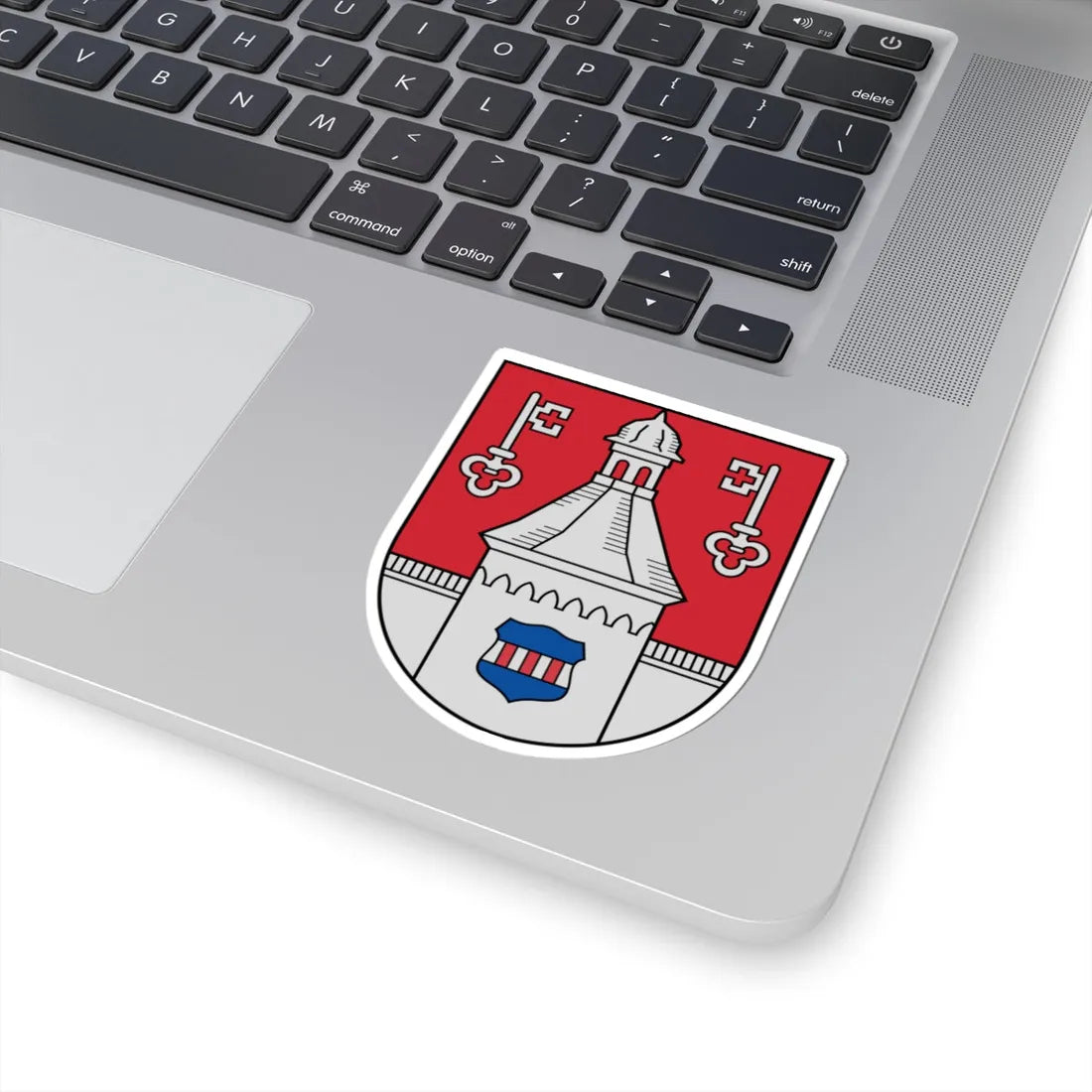 Jaunpils novads COA (Latvia) (Coat of Arms) STICKER Vinyl Kiss-Cut Decal - The Sticker Space