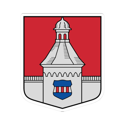 Jaunpils pagasts COA (Latvia) (Coat of Arms) STICKER Vinyl Kiss-Cut Decal 3 Inch White - The Sticker Space