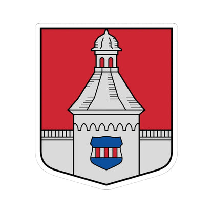 Jaunpils pagasts COA (Latvia) (Coat of Arms) STICKER Vinyl Kiss-Cut Decal 4 Inch White - The Sticker Space