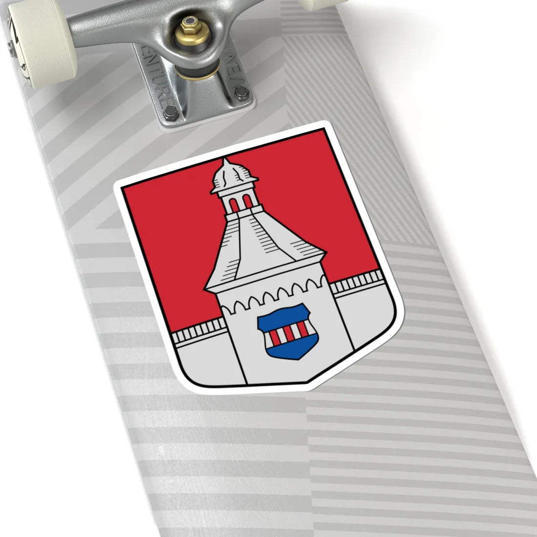 Jaunpils pagasts COA (Latvia) (Coat of Arms) STICKER Vinyl Kiss-Cut Decal - The Sticker Space
