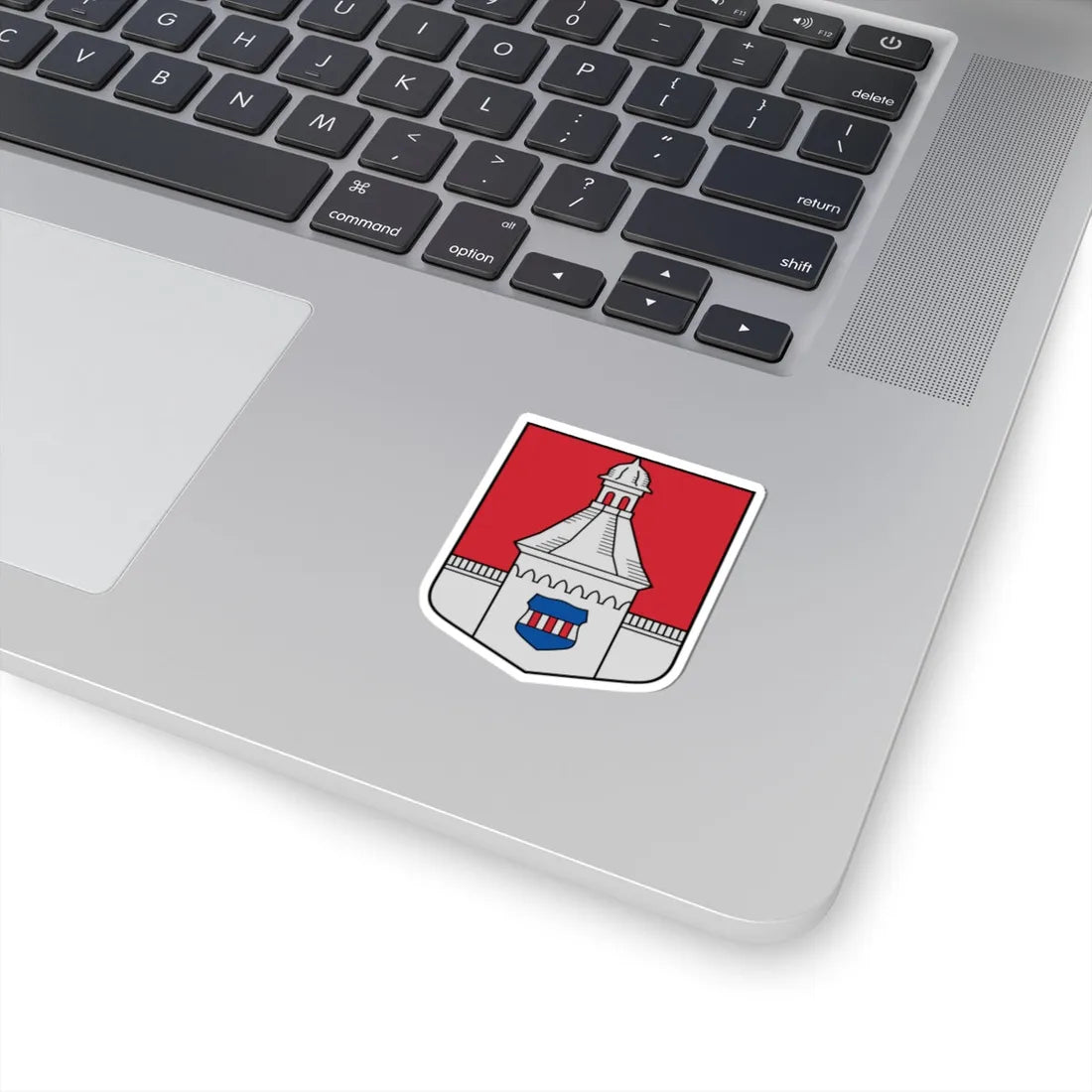 Jaunpils pagasts COA (Latvia) (Coat of Arms) STICKER Vinyl Kiss-Cut Decal - The Sticker Space