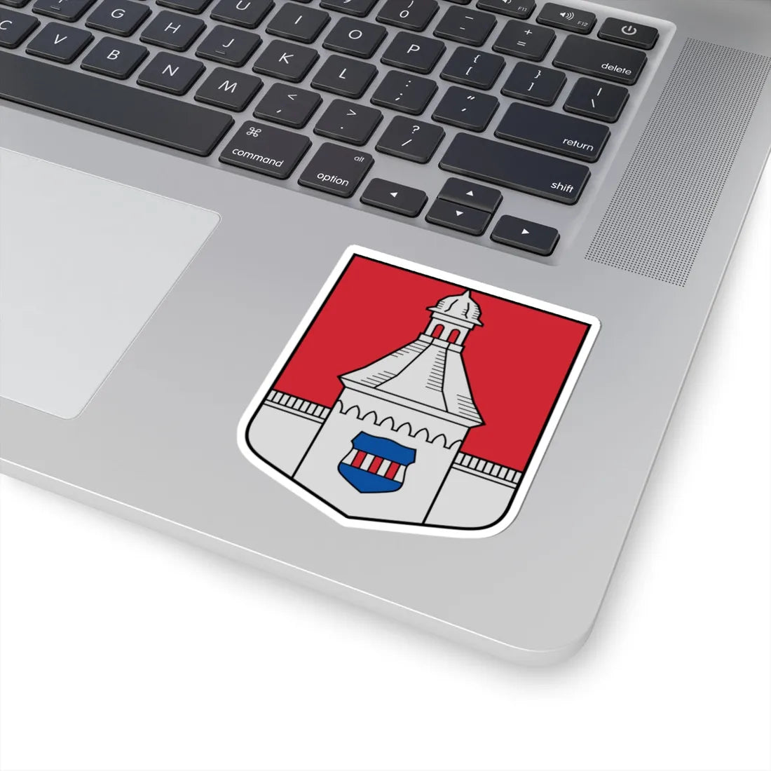 Jaunpils pagasts COA (Latvia) (Coat of Arms) STICKER Vinyl Kiss-Cut Decal - The Sticker Space