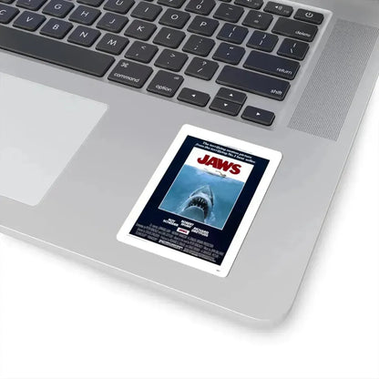 Jaws 1975 Movie Poster - STICKER Vinyl Kiss-Cut Decal - The Sticker Space