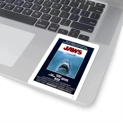 Jaws 1975 Movie Poster - STICKER Vinyl Kiss-Cut Decal - The Sticker Space