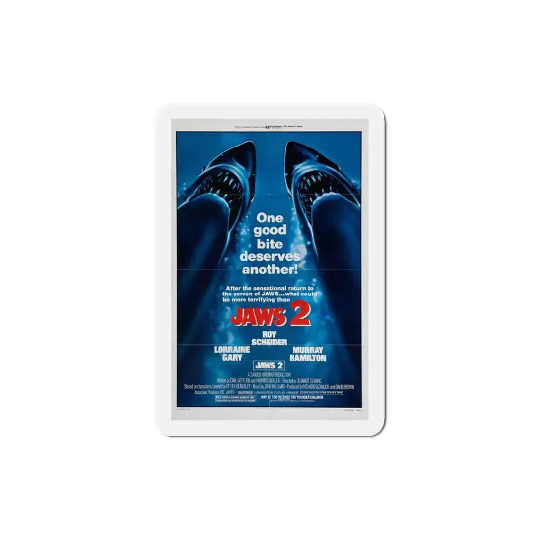Jaws 2 1978 2 Movie Poster Refrigerator Magnet - The Sticker Space