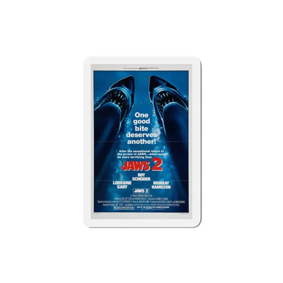 Jaws 2 1978 2 Movie Poster Refrigerator Magnet - The Sticker Space