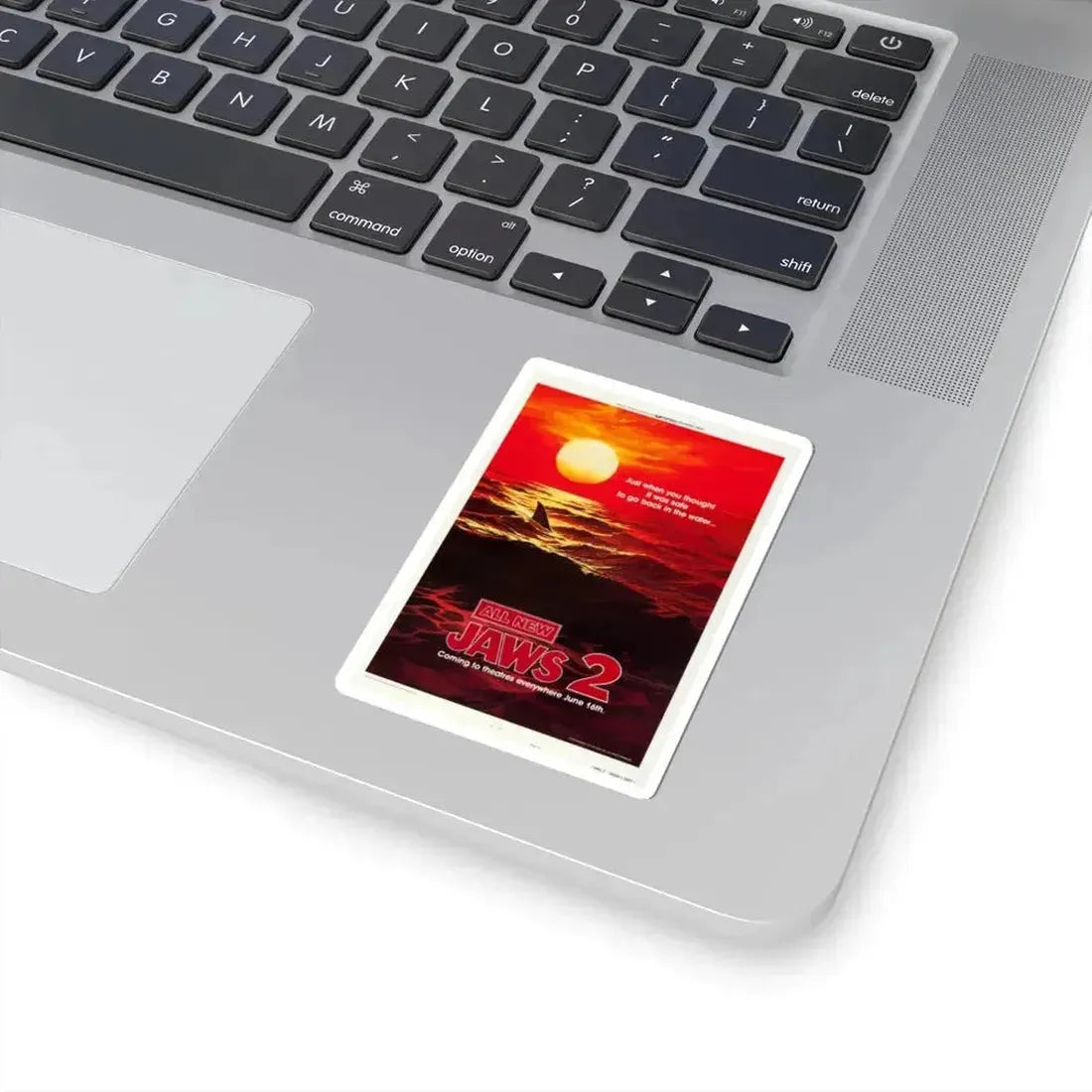 Jaws 2 1978 Movie Poster - STICKER Vinyl Kiss-Cut Decal - The Sticker Space