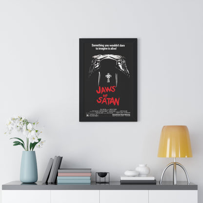 JAWS OF SATAN 1981 - Framed Movie Poster-The Sticker Space