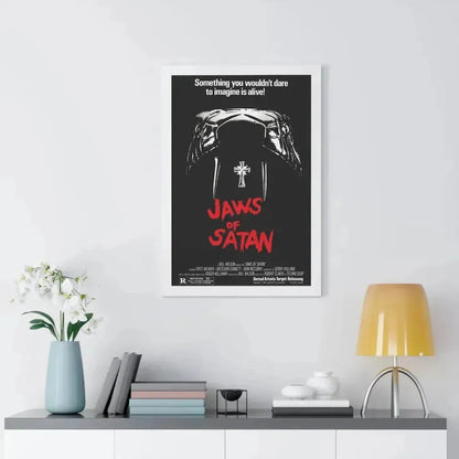 JAWS OF SATAN 1981 - Framed Movie Poster - The Sticker Space