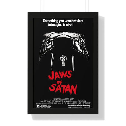 JAWS OF SATAN 1981 - Framed Movie Poster - The Sticker Space