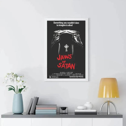 JAWS OF SATAN 1981 - Framed Movie Poster - The Sticker Space