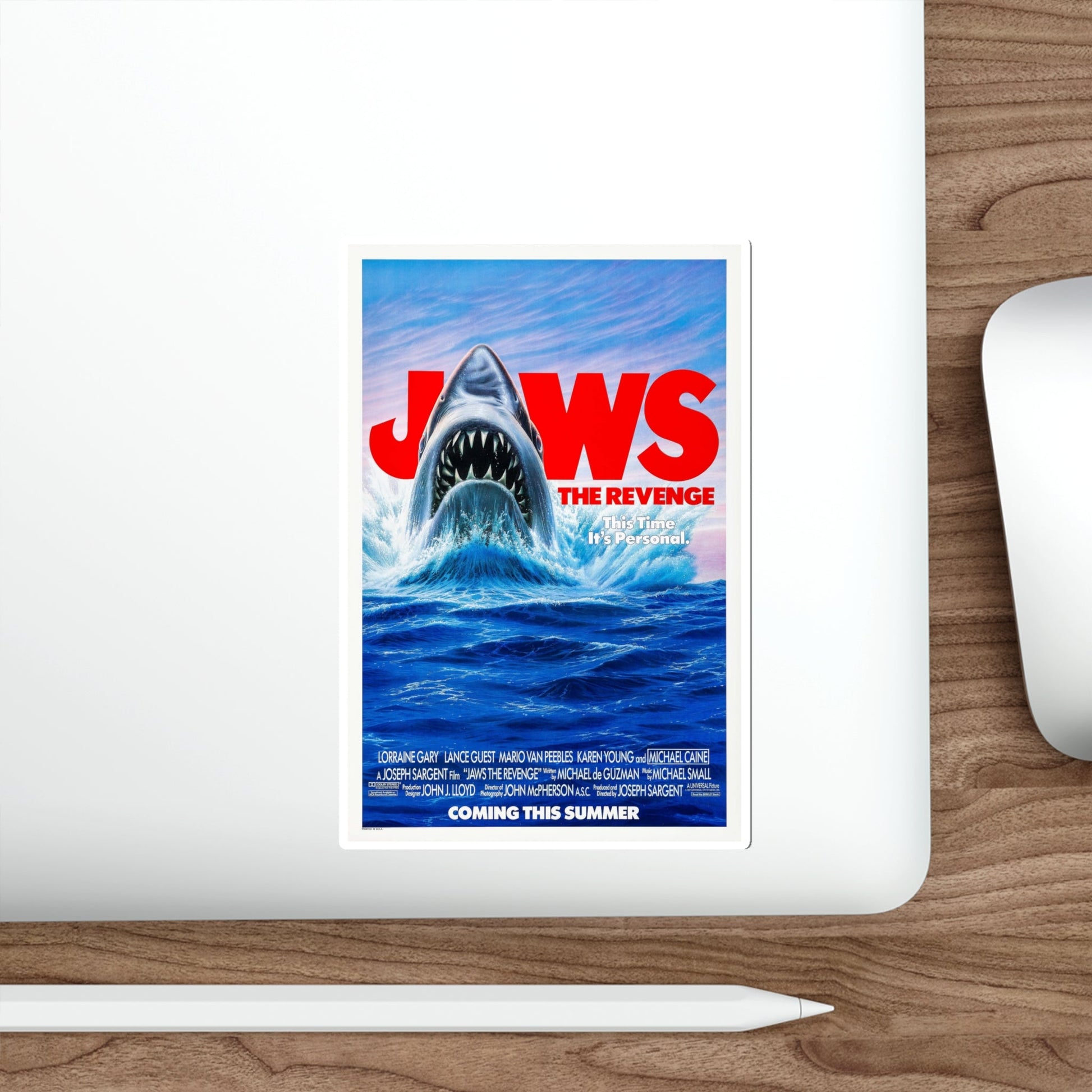 Jaws The Revenge 1987 Movie Poster STICKER Vinyl Die-Cut Decal-The Sticker Space