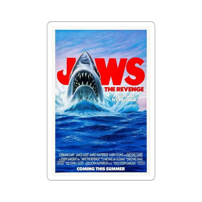 Jaws The Revenge 1987 Movie Poster STICKER Vinyl Die-Cut Decal 5 Inch - The Sticker Space