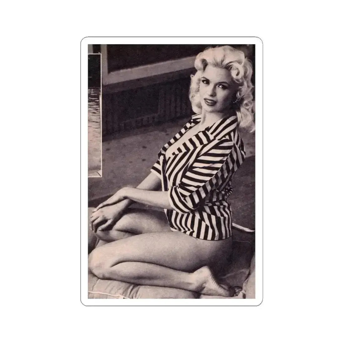 Jayne Mansfield #227 (Vintage Female Icon) STICKER Vinyl Kiss-Cut Decal 6 Inch White - The Sticker Space