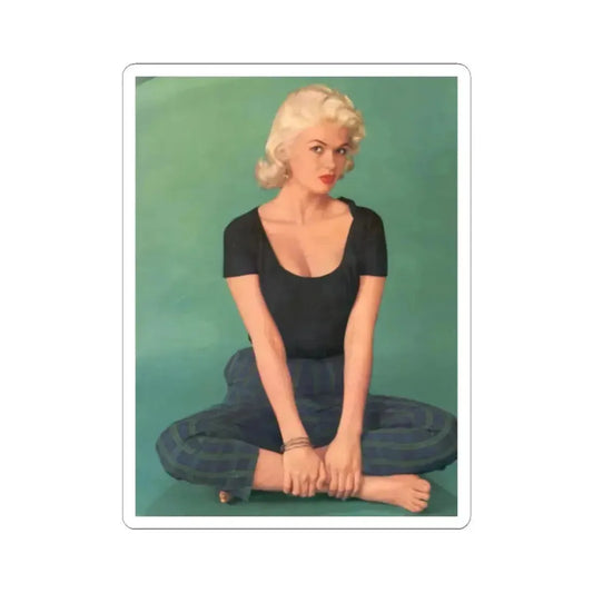 Jayne Mansfield #234 (Vintage Female Icon) STICKER Vinyl Kiss-Cut Decal 2 Inch White - The Sticker Space
