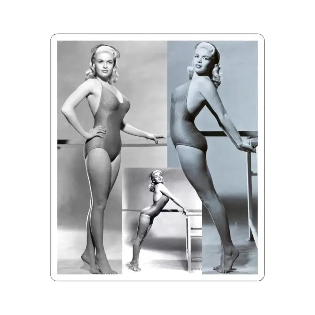 Jayne Mansfield #251 (Vintage Female Icon) STICKER Vinyl Kiss-Cut Decal 6 Inch White - The Sticker Space