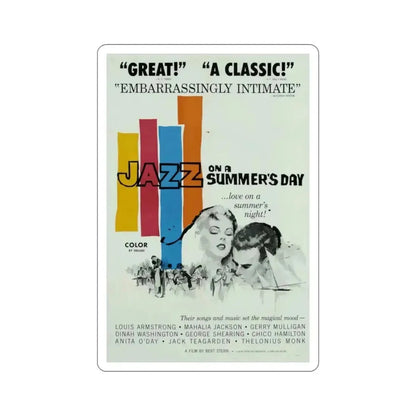 Jazz on a Summers Day 1959 Movie Poster STICKER Vinyl Die-Cut Decal 2 Inch - The Sticker Space