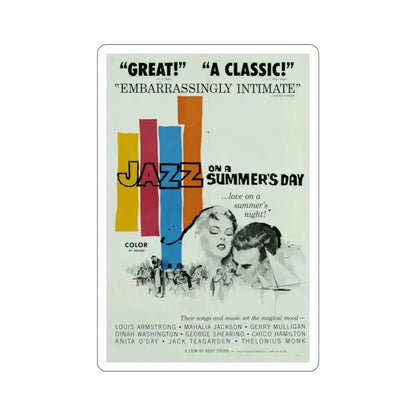 Jazz on a Summers Day 1959 Movie Poster STICKER Vinyl Die-Cut Decal 2 Inch - The Sticker Space
