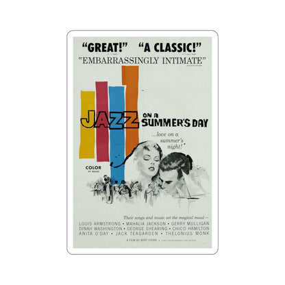 Jazz on a Summers Day 1959 Movie Poster STICKER Vinyl Die-Cut Decal-6 Inch-The Sticker Space