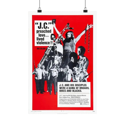 J.C. 1972 - Paper Movie Poster 12″ x 18″ Matte - The Sticker Space