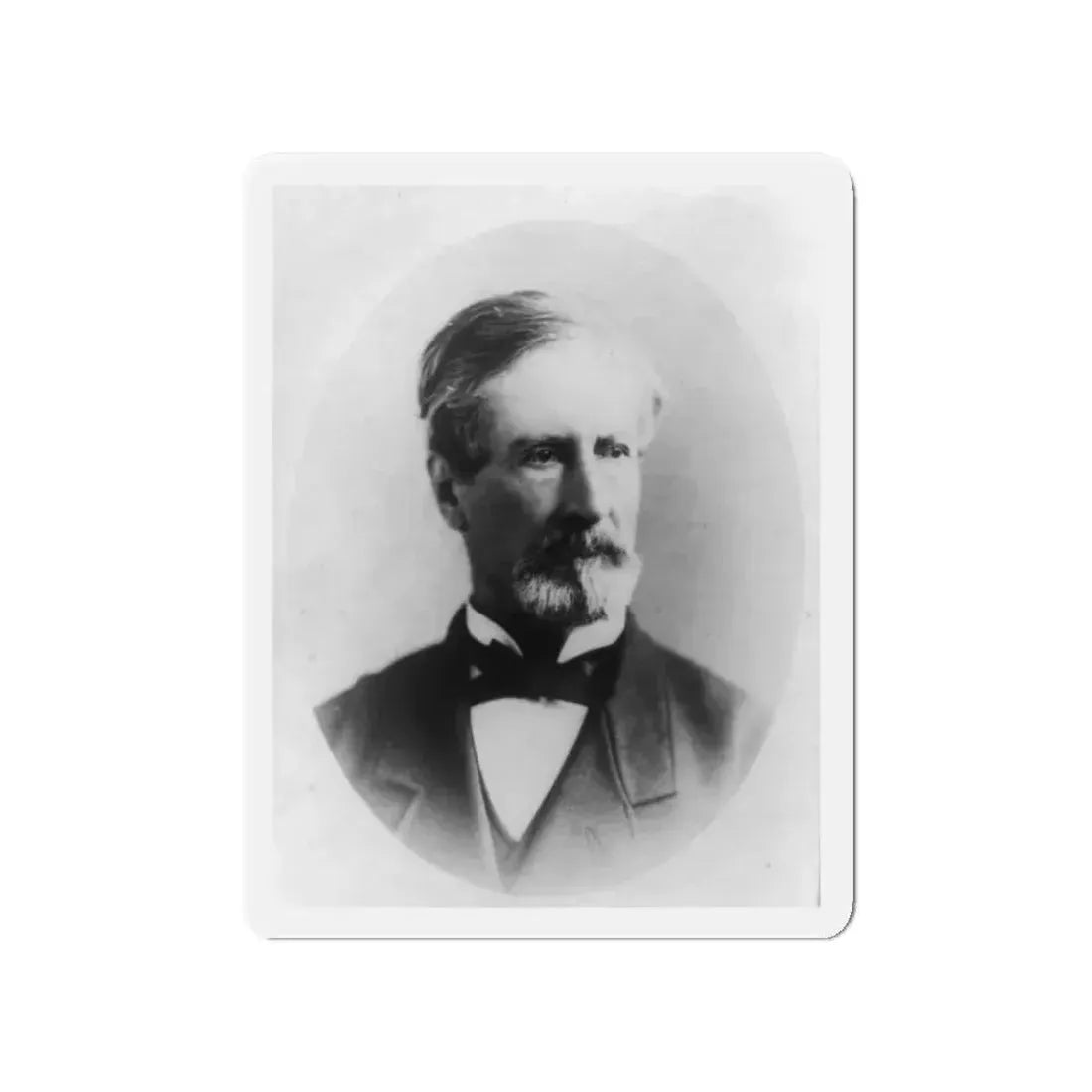 J.C. Pemberton, Head-And-Shoulders Portrait, Facing Right (U.S. Civil War) Refrigerator Magnet 4 Inch Die-Cut - The Sticker Space