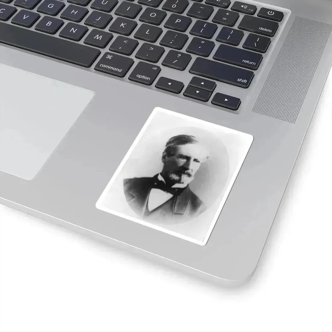 J.C. Pemberton, Head-and-Shoulders Portrait, Facing Right (U.S. Civil War) STICKER Vinyl Kiss-Cut Decal - The Sticker Space