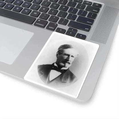 J.C. Pemberton, Head-and-Shoulders Portrait, Facing Right (U.S. Civil War) STICKER Vinyl Kiss-Cut Decal - The Sticker Space