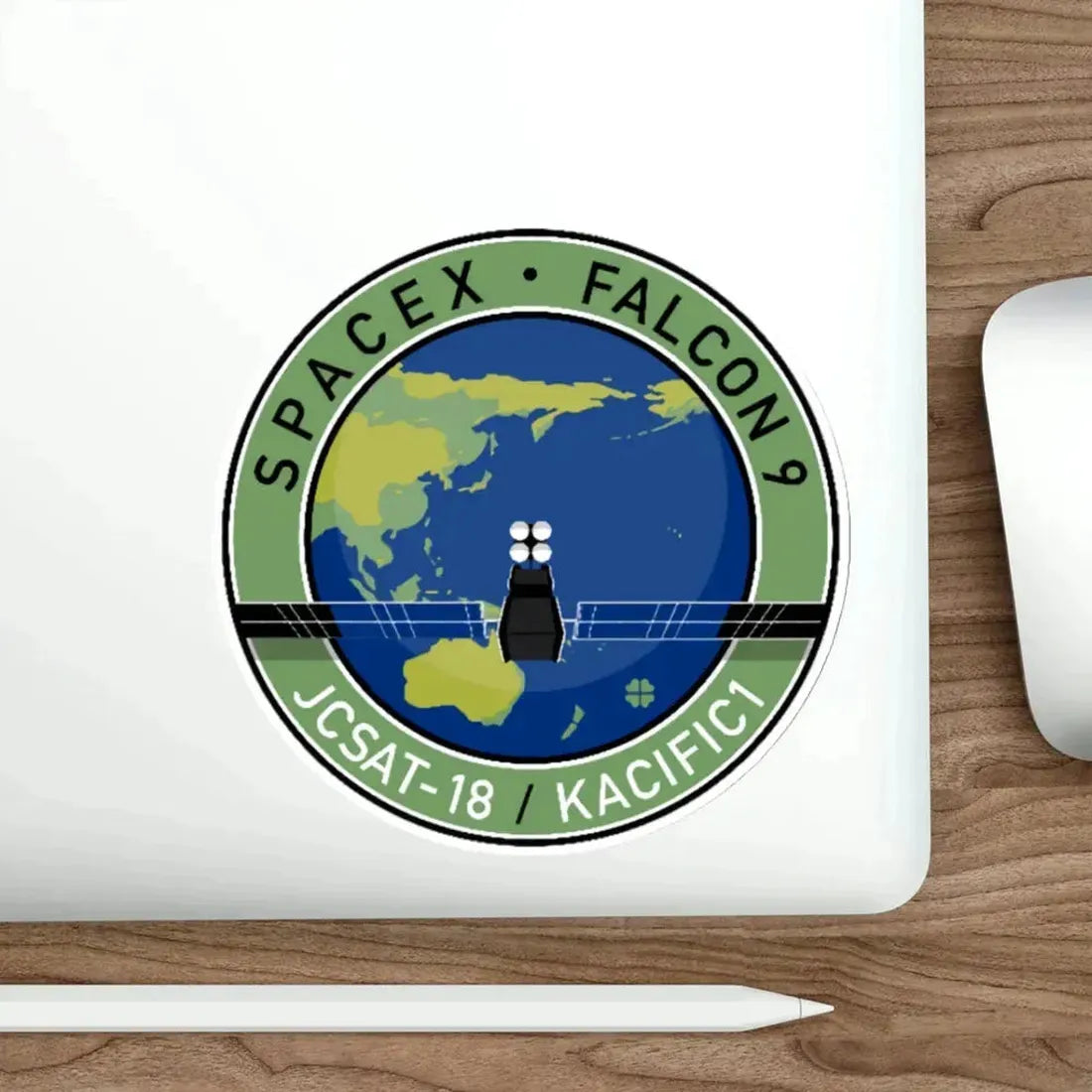 JCSAT-18 (SpaceX) STICKER Vinyl Die-Cut Decal - The Sticker Space