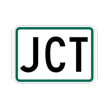 Jct plate South Dakota (South Dakota) (Road Sign) STICKER Vinyl Kiss-Cut Decal 2 Inch White - The Sticker Space