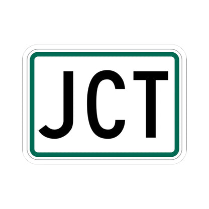 Jct plate South Dakota (South Dakota) (Road Sign) STICKER Vinyl Kiss-Cut Decal 3 Inch White - The Sticker Space