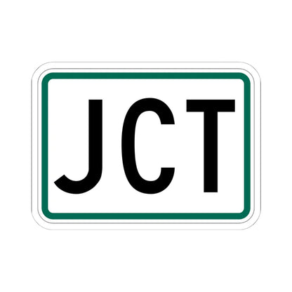 Jct plate South Dakota (South Dakota) (Road Sign) STICKER Vinyl Kiss-Cut Decal 6 Inch White - The Sticker Space