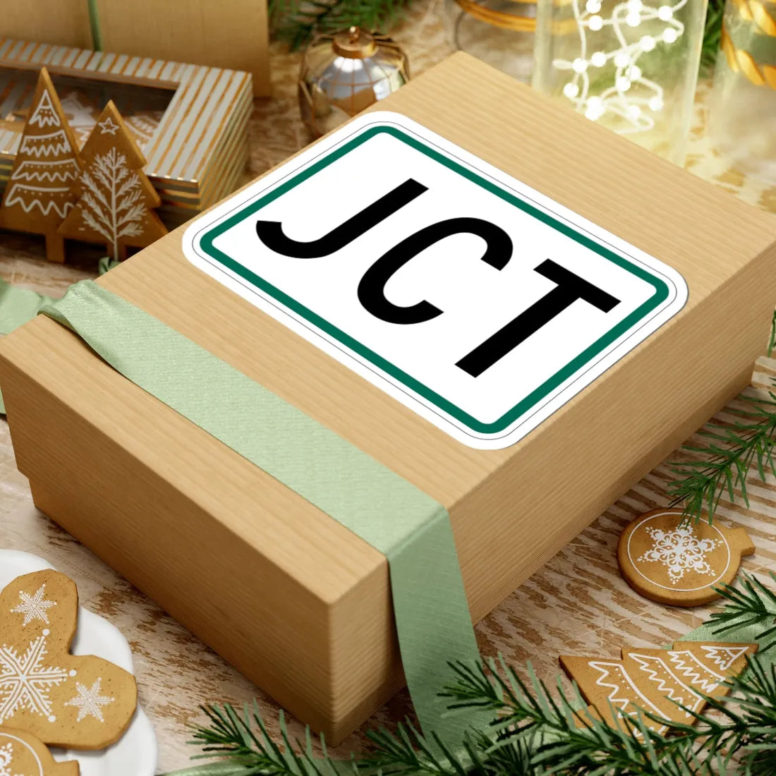 Jct plate South Dakota (South Dakota) (Road Sign) STICKER Vinyl Kiss-Cut Decal - The Sticker Space