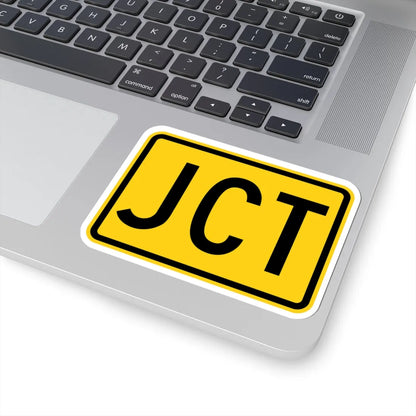 Jct plate Wyoming (Wyoming) (Road Sign) STICKER Vinyl Kiss-Cut Decal - The Sticker Space