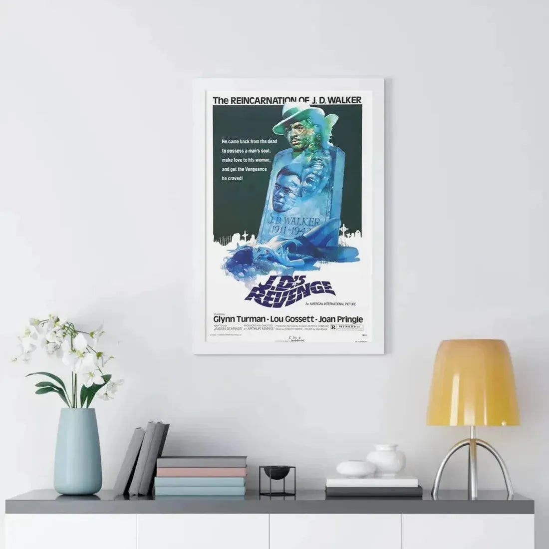 J.D.'S REVENGE 1976 - Framed Movie Poster - The Sticker Space