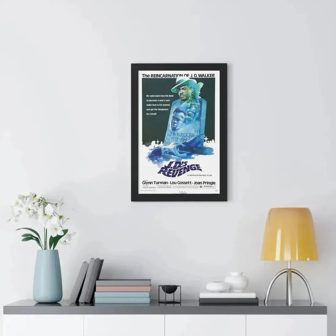 J.D.'S REVENGE 1976 - Framed Movie Poster - The Sticker Space