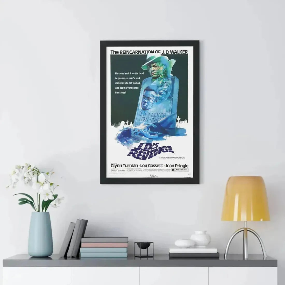 J.D.'S REVENGE 1976 - Framed Movie Poster - The Sticker Space